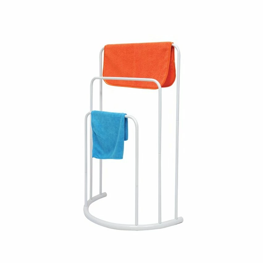 Bon marché 🔥 MSV Porte Serviettes Acier LUNE Blanc ❤️