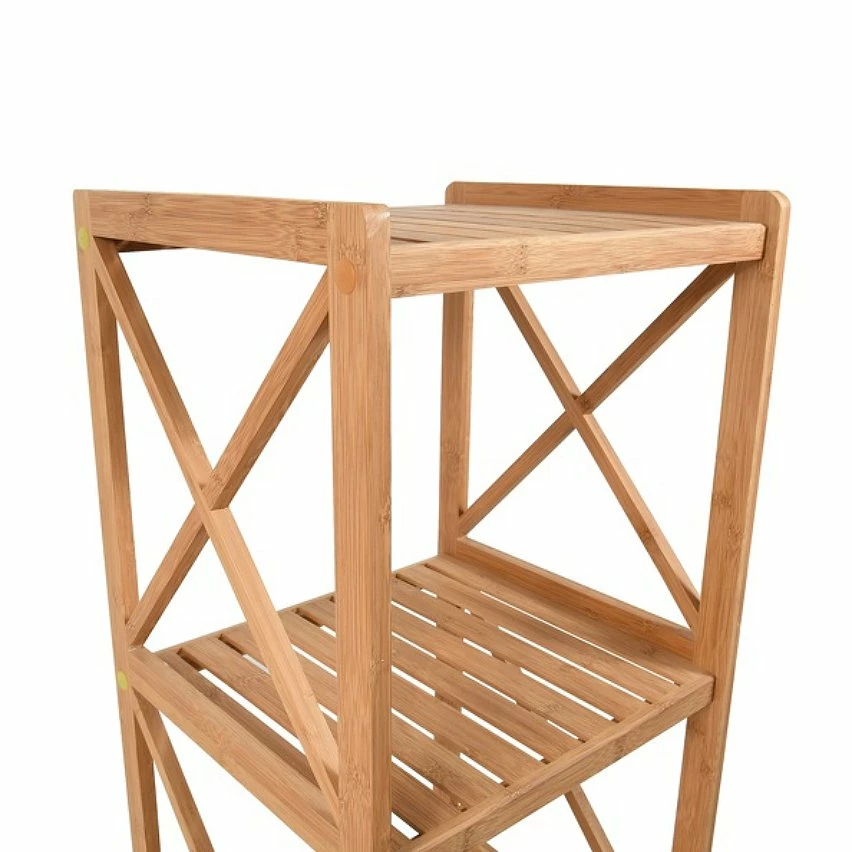 Grosses soldes 😉 MSV Etagère Meuble de rangement 5 Niveaux en Bambou 💯 – Image 3