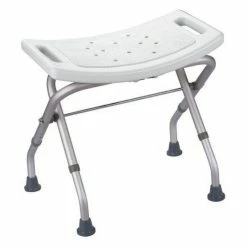 Vente flash 👍 MSV Tabouret de douche pliable antidérapant - Max 120kg 👍