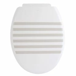 Les meilleures critiques de 😀 MSV Abattant WC PP SEAUVILLE Gris & Blanc - Charnières PS 🔔