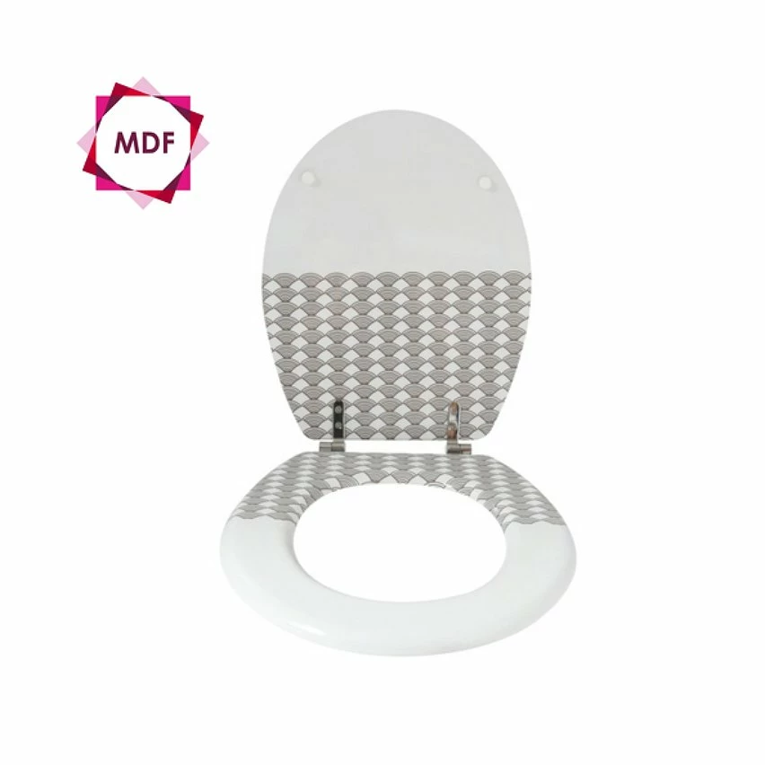 Meilleure vente 😍 MSV Abattant Wc MDF BENTO - Charnières Inox 🎁 – Image 2