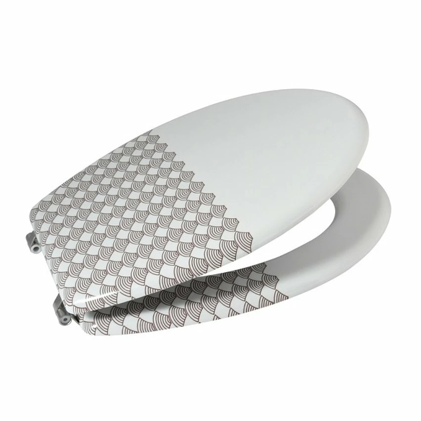 Meilleure vente 😍 MSV Abattant Wc MDF BENTO - Charnières Inox 🎁 – Image 3