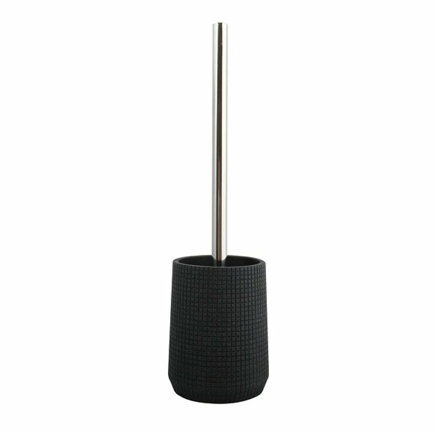 Sortie 🤩 MSV Brosse Wc avec support Polyrésine NORDEN Noir ⭐