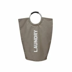 Grosses soldes ⭐ MSV Panier à linge LAUNDRY Flexible Taupe 😍