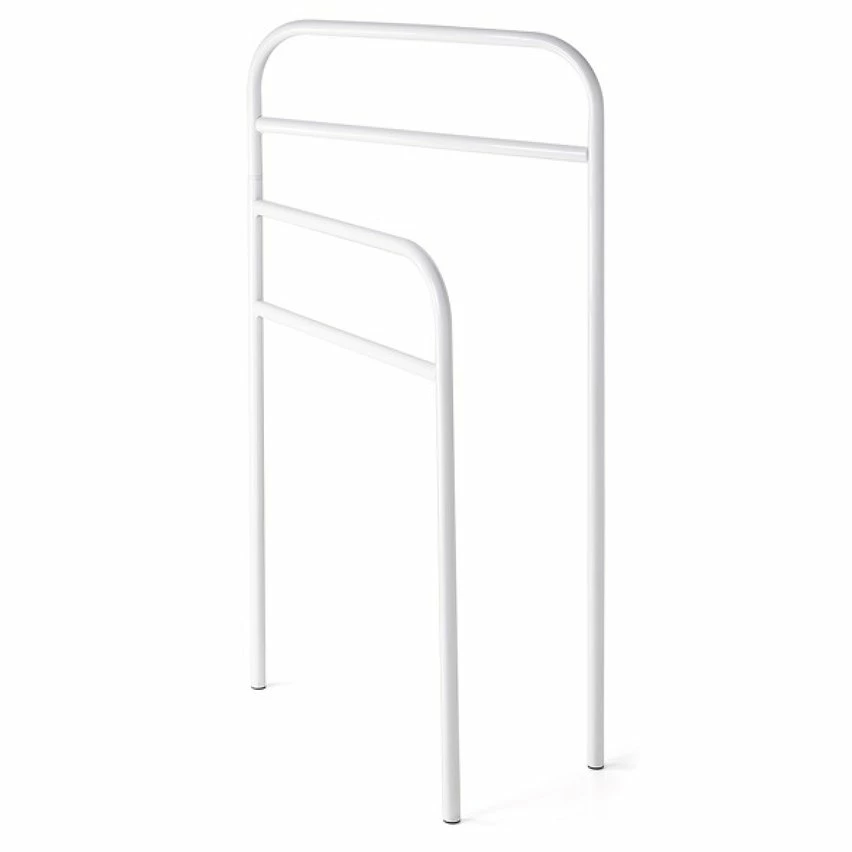 Coupon ⌛ MSV Porte Serviettes double Pliant Acier MAIO Blanc ⌛ – Image 2