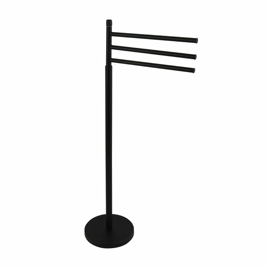 Tout neuf 💯 MSV Porte Serviettes 3 branches Acier ELLA Noir Mat 🌟 – Image 3