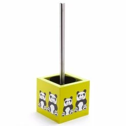 Top 10 👏 MSV Brosse Wc avec support MDF & Acier Inox Carré Panda 😉