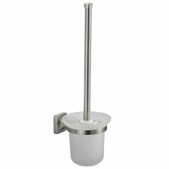 Meilleure affaire 😍 MSV Brosse Wc avec support à fixer Zinc Chromé Parma ⭐