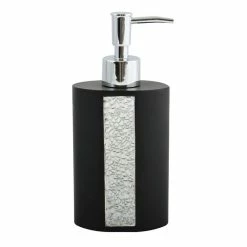 Coupon 🎁 MSV Distributeur de savon Polyrésine LUANDA Noir ⌛