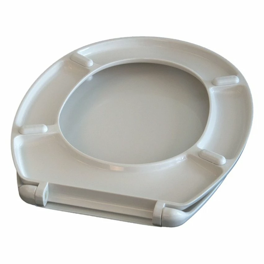 Meilleure affaire ❤️ MSV Abattant WC Thermo Dur WORLD Gris & Blanc - Charnières PS ✔️ – Image 3