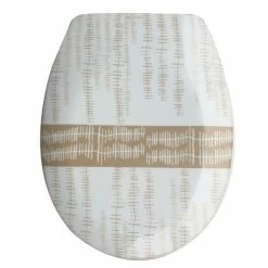 Nouveau 💯 MSV Abattant WC Thermo Dur ONS Beige - Charnières PS 😉