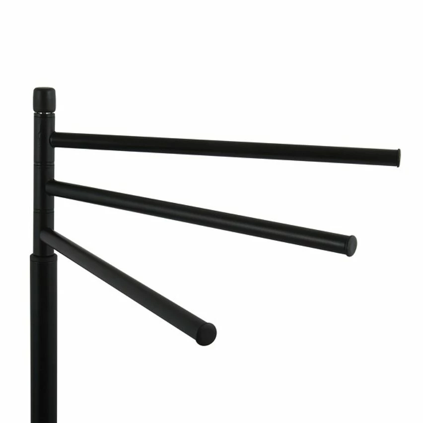 Tout neuf 💯 MSV Porte Serviettes 3 branches Acier ELLA Noir Mat 🌟 – Image 2