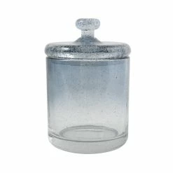 Bon marché ✨ MSV Boite à cotons en Vere HARRIET Bleu Transparent 💯