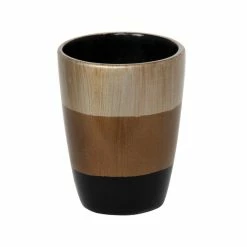 Le moins cher 🎁 MSV Gobelet Polyrésine BAMAKO Noir Beige Marron 😀