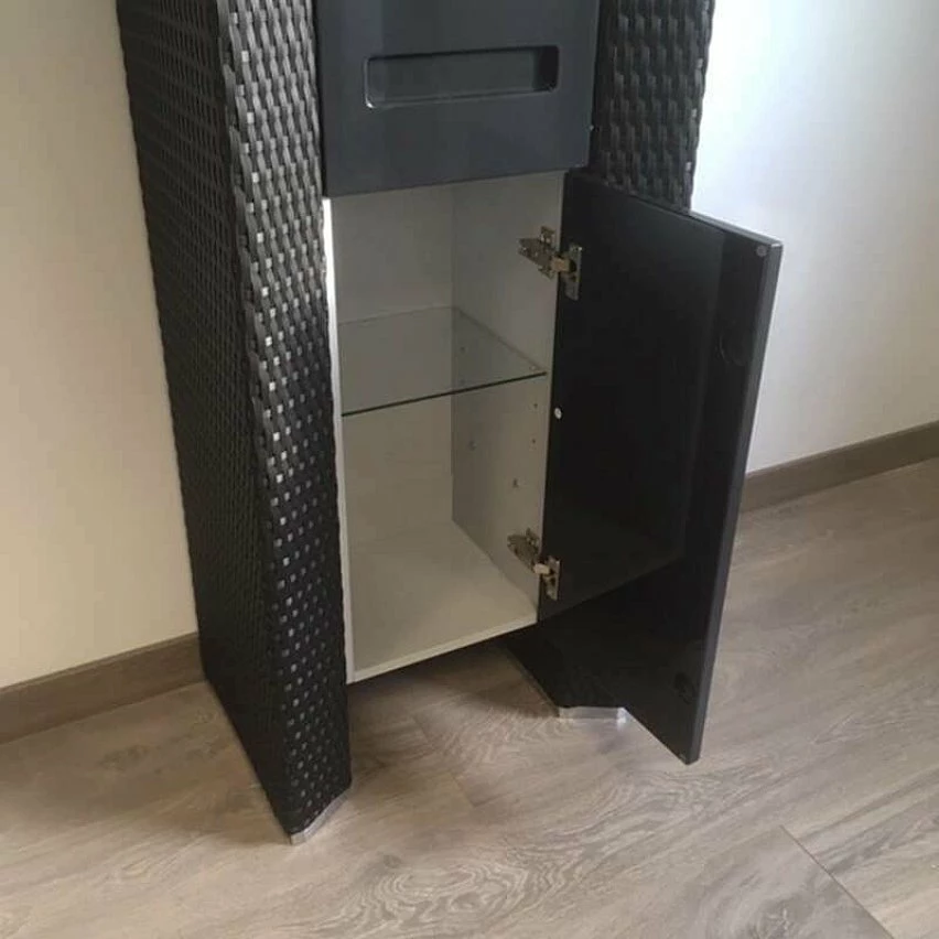 Meilleur prix 😉 ByCA Colonne Charleston Noir Cendre - 170 cm 🤩 – Image 3