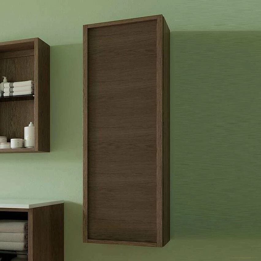 Budget 👏 ByCA Colonne suspendue réversible Lag - Aspect marron glacé 120 cm - 3 étagères ✨