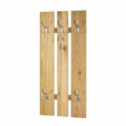 Offres 🛒 Paris prix Patère Murale 5 Crochets "Cassis" 100cm Naturel 😀