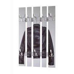 Acheter 🛒 Paris prix Patère Murale Déco "Blouson" 100cm Gris ⭐