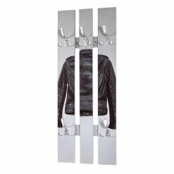 Meilleure affaire 😍 Paris prix Patère Murale Vintage "Blouson" 100cm Gris & Noir 🎁