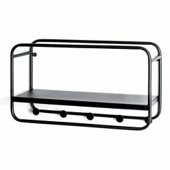 Le moins cher 🔔 Paris prix Patère Murale 4 Crochets "Victoire" 45cm Noir 🎁