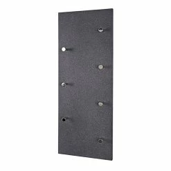 Le moins cher 😉 Paris prix Patère Murale 7 Crochets Déco "Granit" 80cm Gris 😉