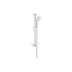 Meilleure vente 💯 GROHE Ensemble de douche 3 jets Tempesta 100 27600001 - Barre de douche 60 cm -Limiteur de débit -Anti-calcaire -Porte-savon -C ⭐