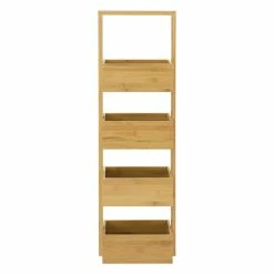 Les meilleures critiques de 🧨 Étagère de rangement Bardu Bambou 28 x 16 x 88 cm [en.casa] ⌛