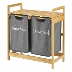 Coupon 😉 Meuble de rangement à linge Kärkölä avec 2 sacs 73 x 63,5 x 33 cm [en.casa] 💯