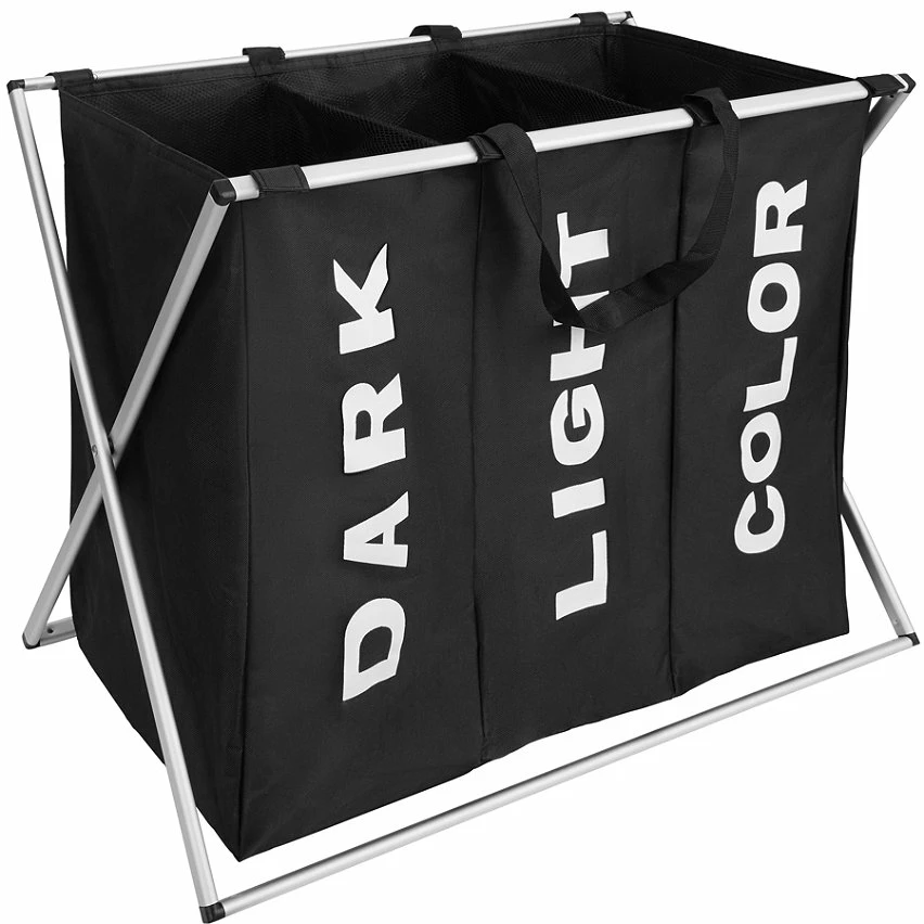 Les meilleures critiques de 😉 Tectake Panier à linge triple - beige 👍 – Image 8