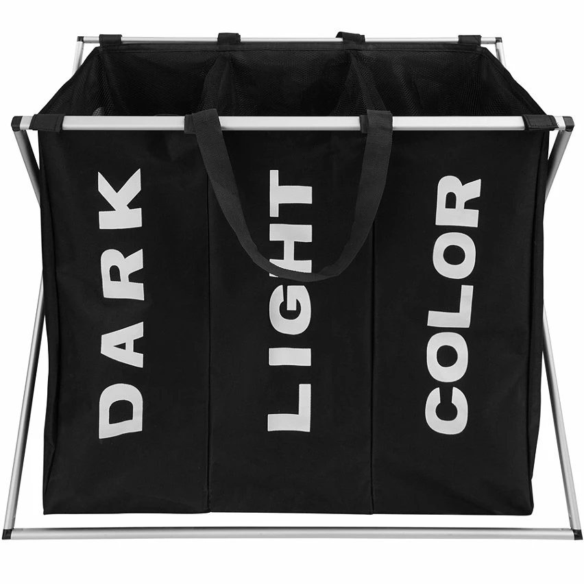 Les meilleures critiques de 😉 Tectake Panier à linge triple - beige 👍 – Image 9