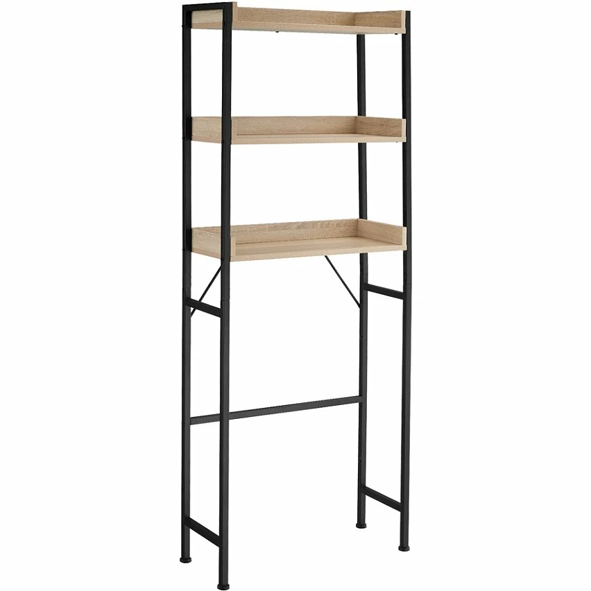 Tout neuf đ„ Tectake ĂtagĂšre de salle de bain Seattle - Bois clair industriel, ChĂȘne Sonoma đŻ â Image 8