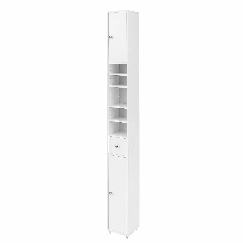Coupon ⭐ SoBuy BZR34-W Meuble de Rangement Salle d Bain Meuble Colonne Armoire de Toilette Meuble WC 👍