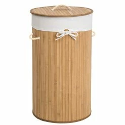 Coupon 🔔 Tectake Panier à linge bambou rond 🛒