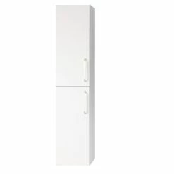 Bon marché 🌟 AICA Sanitaire armoire de rangement blanc deux portes 30 x 26,8 x 142 cm 🎉