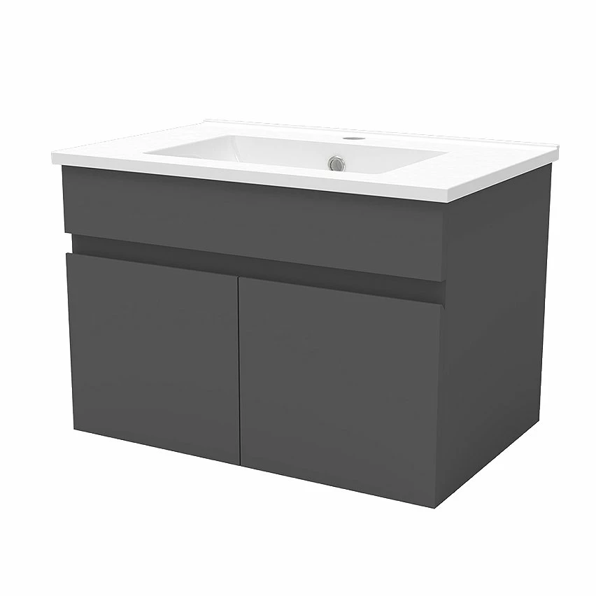 Les meilleures critiques de đ AICA Sanitaire meuble de salle de bain + 2 vasques en cĂ©ramique 4 tiroirs, mobilier couleur chĂȘne â