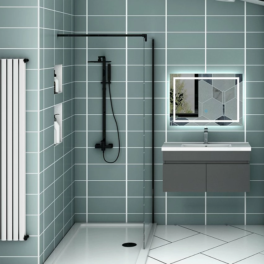 Les meilleures critiques de đ AICA Sanitaire meuble de salle de bain + 2 vasques en cĂ©ramique 4 tiroirs, mobilier couleur chĂȘne â â Image 10