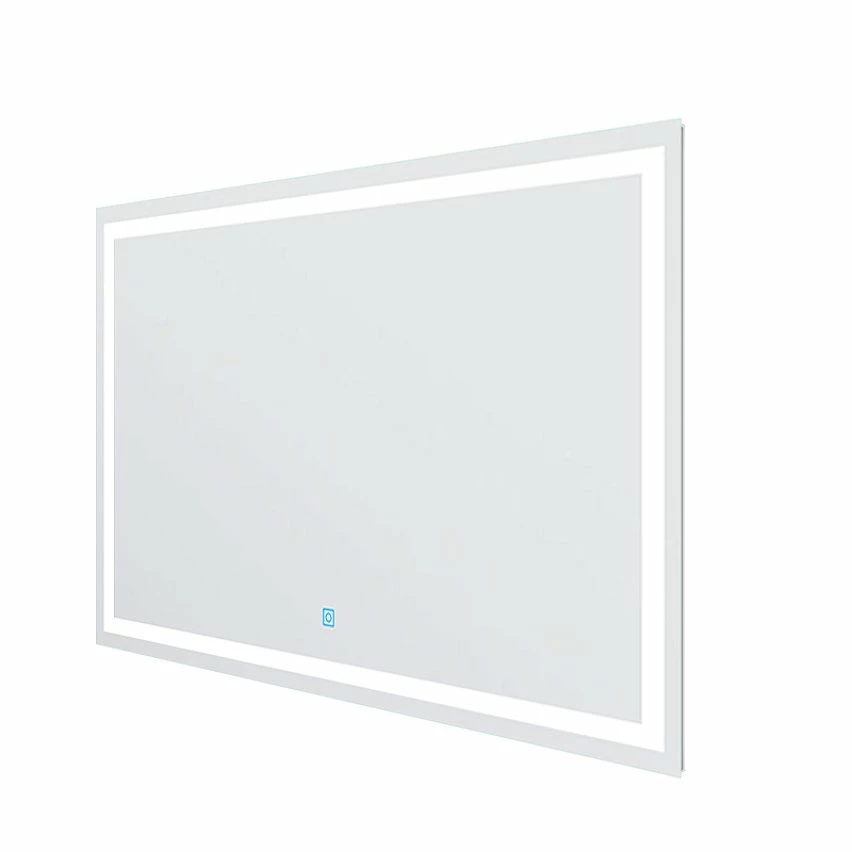 Budget 😉 AICA Sanitaire miroir salle de bain, miroir étanche très leger, miroir antibuée avec interrupteur tactile, lumière blanc 6000k 1309 ❤️