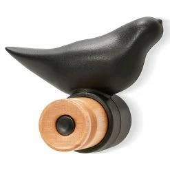 Budget 🎁 Paris prix Patère 1 Crochet Design "Oiseau" 11cm Noir ⭐