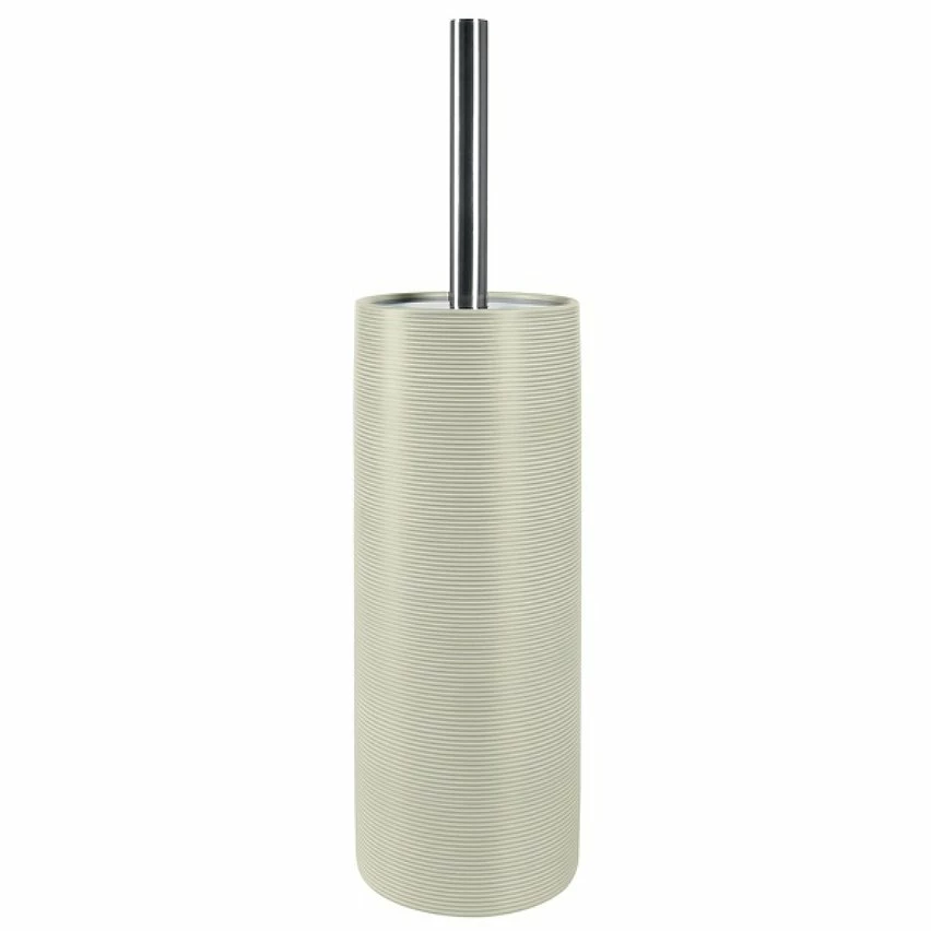 Grosses soldes 🥰 Spirella Brosse Wc avec support Céramique TUBE RIBBED Ciment 😍