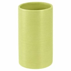 Remise ✔️ Spirella Gobelet Céramique TUBE RIBBED Pistache 🌟