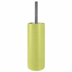 Acheter ❤️ Spirella Brosse Wc avec support Céramique TUBE RIBBED Pistache ✨