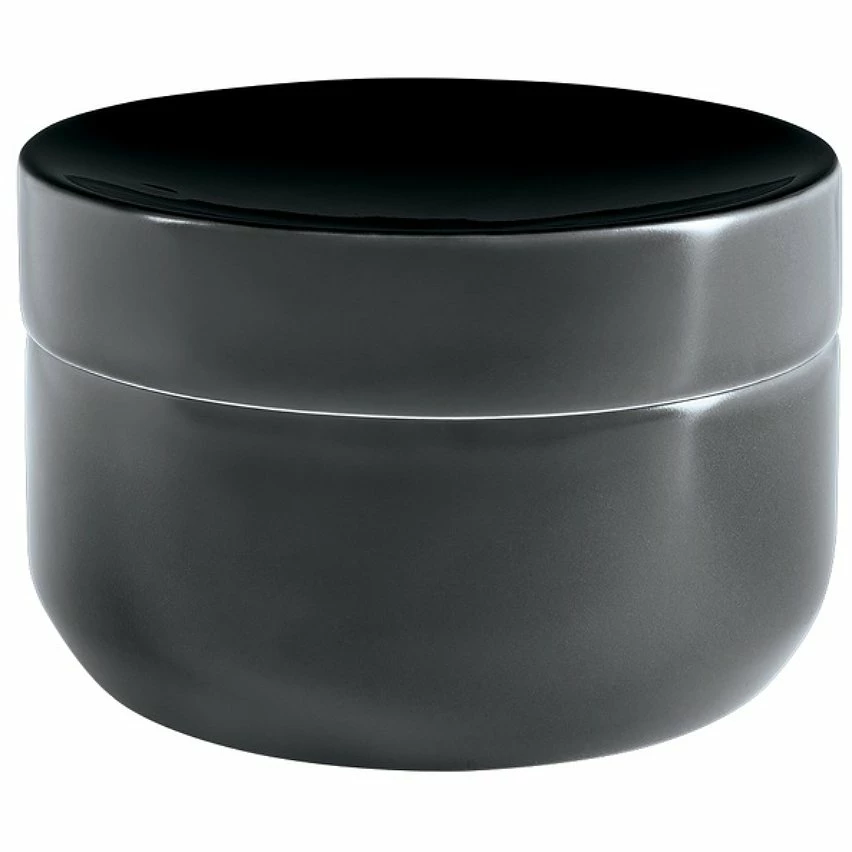 Grosses soldes 🎉 Spirella Boite à cotons Céramique JARO Gris ✔️