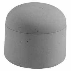 Coupon 🔔 Spirella Boite à cotons Céramique GEMMA Gris 💯