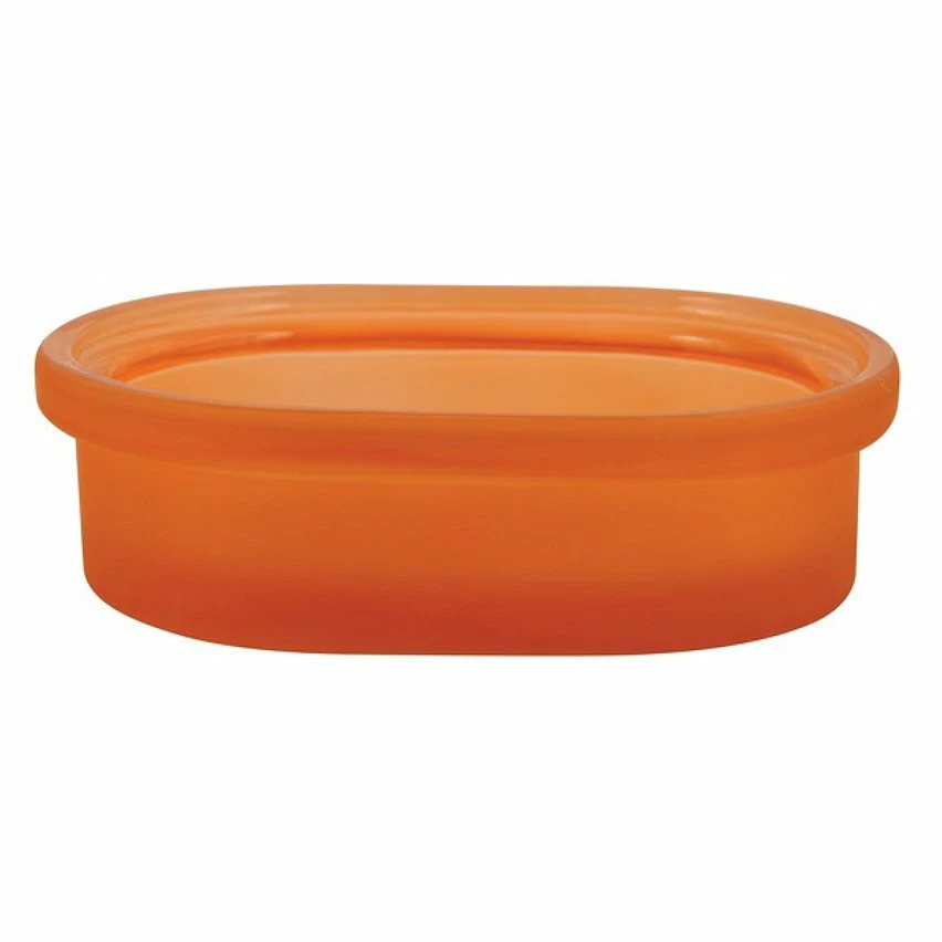 Nouveau 🧨 Spirella Porte savon Verre YOKO MISTY-Orange 😀