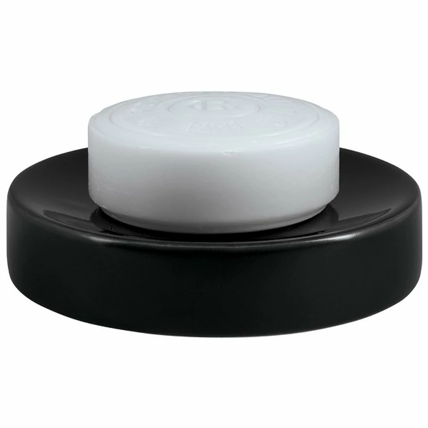 Promo 🥰 Spirella Porte savon Céramique JARO Noir 🎉