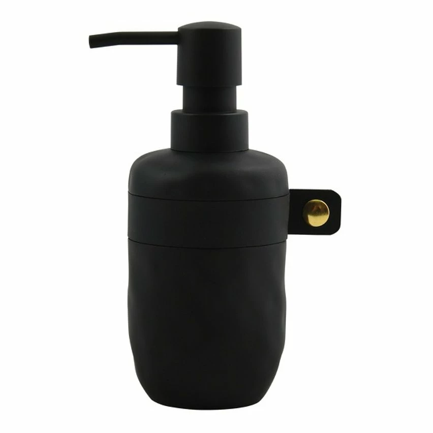 Nouveau 🤩 Spirella Distributeur de savon Polyrésine LIO Noir 😀