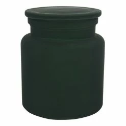 Vente flash 👏 Spirella Boite à cotons Verre YOKO Misty Vert 🥰