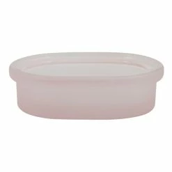 Meilleure vente 🌟 Spirella Porte savon Verre YOKO Misty Rose 🛒