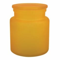 Meilleure affaire ⌛ Spirella Boite à cotons Verre YOKO Misty Jaune 🔥