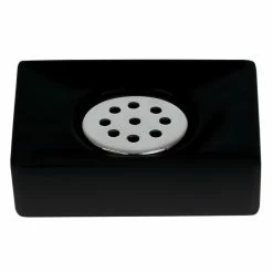 Meilleur prix 🎉 Spirella Porte savon Céramique QUADRO MATT Noir mat ✨